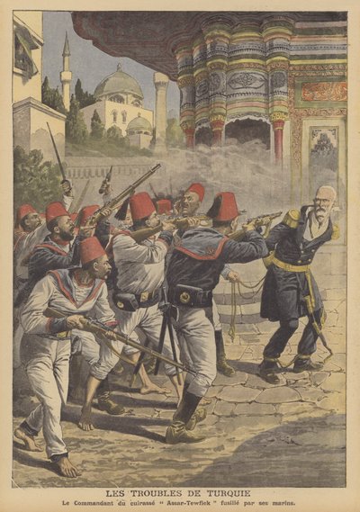 Ongelmia Turkissa (väri litho) tekijältä French School