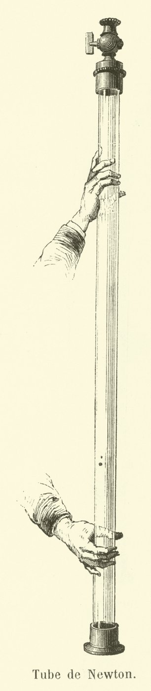Isaac Newtonin putki (kaiverrus) tekijältä French School