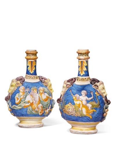 Two Gourds, Nevers, n. 1680-1700 tekijältä French School