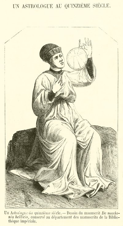 1500-luvun astrologi (kaiverrus) tekijältä French School