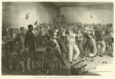 A bal de noces a Salers (kaiverrus) tekijältä French School