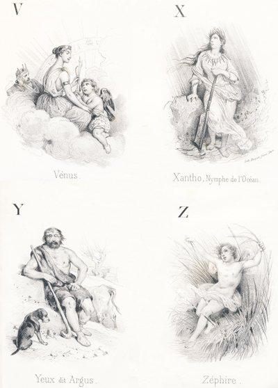 V X Y Z: Venus, Xantho, Eyes, Zephire tekijältä French School