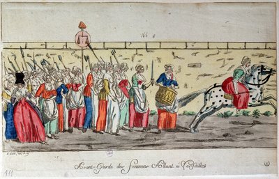 Naisten etujoukko menossa Versaillesiin 5. lokakuuta tekijältä French School