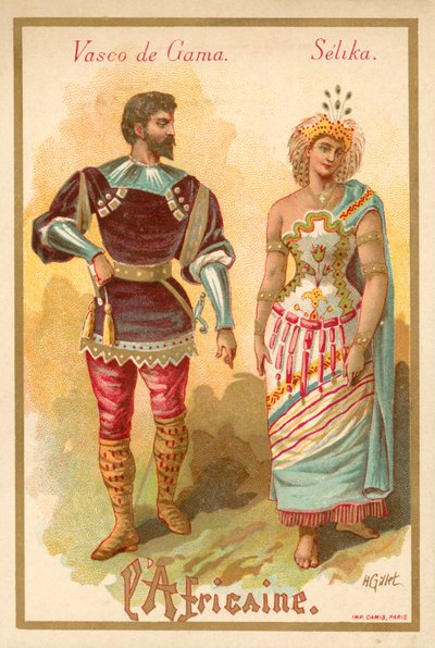 Vasco da Gama ja Selika, Giacomo Meyerbeerin oopperasta L
