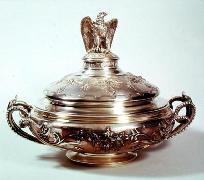 Kasvisruoka, palvelu Napoleon III, 1855 (hopeakullattu) tekijältä French School