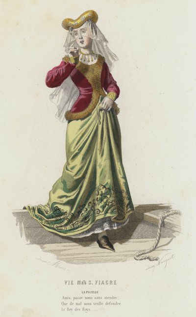Vie Mrg S Fiacre (värillinen kaiverrus) tekijältä French School