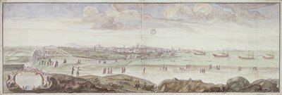 Näkymä sairaalan sivulta, Marseille, 1698 tekijältä French School