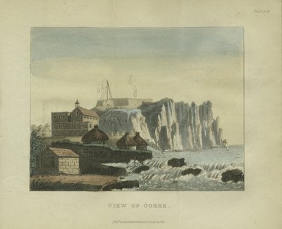Näkymä Goreelle, 1821 tekijältä French School