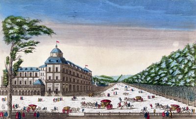 Näkymä Schloss Esterhazylle, Eisenstadt, Itävalta tekijältä French School