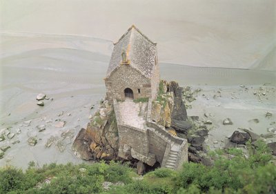 Näkymä Chapelle Saint-Aubertille, 1200-1300-luku tekijältä French School