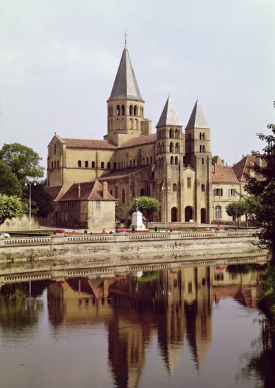 Näkymä Notre-Damen kirkolle, 1000-1100-luku tekijältä French School
