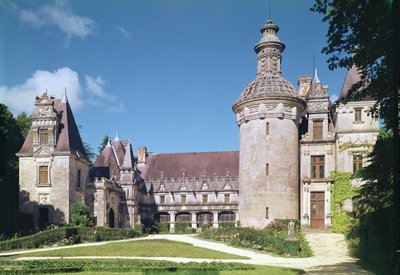 Näkymä sisäpihalle ja tornille, 1536-48 tekijältä French School