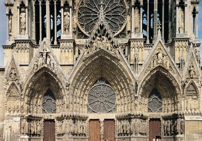 Näkymä julkisivusta, 1200-1300-luku tekijältä French School