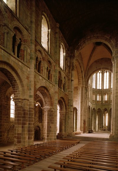 Näkymä laivan kuorosta, 1020-1135 (katso myös 181868) tekijältä French School