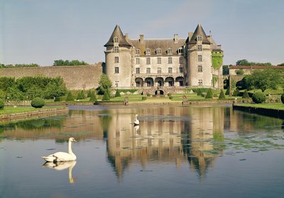 Näkymä linnan länsijulkisivulle tekijältä French School