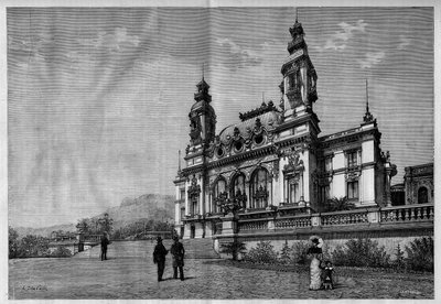 Katsottu Monte Carlon (Monte-Carlo) kasinon ulkopuolella. tekijältä French School