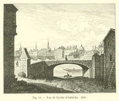 Näkymä Itävallan kaarelle, 1660 tekijältä French School