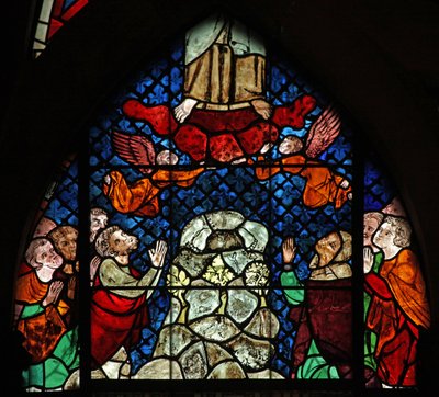 Ikkuna w14, joka kuvaa Ascensionia tekijältä French School