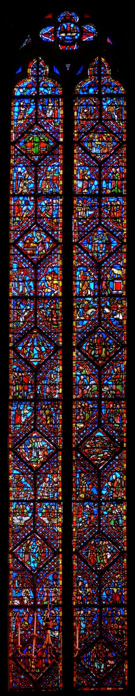 Window w2 Exoduksen ja Leviticuksen kirjat tekijältä French School