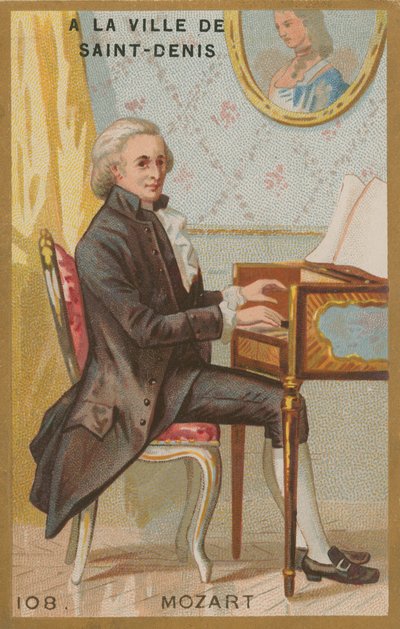 Wolfgang Amadeus Mozart, 1700-luvun itävaltalainen klassisen säveltäjä tekijältä French School