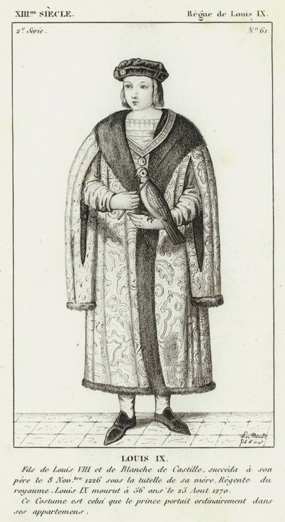 XIII Siecle, Iso-Britannia de Louis IX, Louis IX (kaiverrus) tekijältä French School