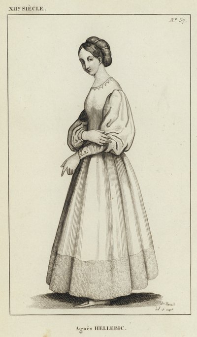 XII vuosisata, Agnes Hellebic (kaiverrus) tekijältä French School