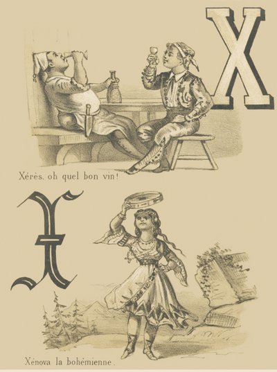 X: Xeres, oi kuinka hyvä viini! /Xenova Bohemian tekijältä French School