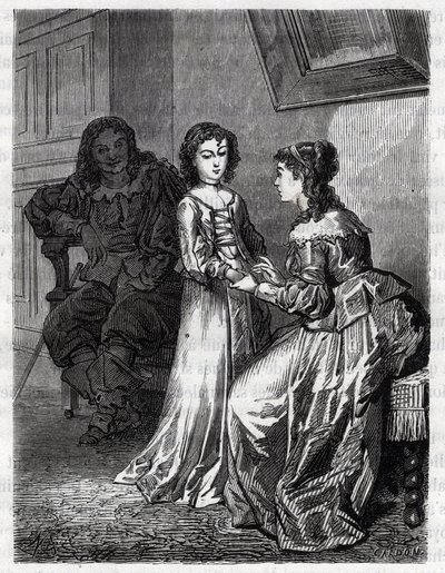 Pääsi on syyllinen, jos sydämesi ei ole syyllinen, rouva de Lanclos sanoi tyttärelleen Annelle "" Ninon"" Enclosista (tai Ninon de Lenclosista tai Ninon de Lanclosista tekijältä French School