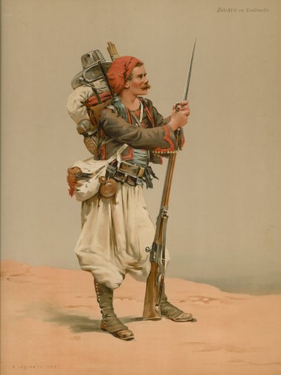 Zouave Sentinelinä tekijältä French School