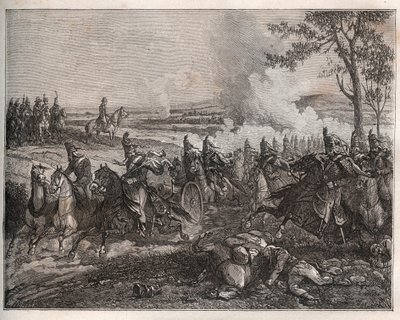 CASTIGLIONEN taistelu: Italian kampanjassaan Napoleon voittaa itävaltalaiset Wurmserin johdolla ja pakottaa heidät vetäytymään Mantovaan. 5. elokuuta 1796 - Maurice La Charestin uusi kansallinen tietosanakirja - 1870 - tekijältä French School