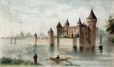 näkymä Chateau de la Bredelle (Gironde). tekijältä French School