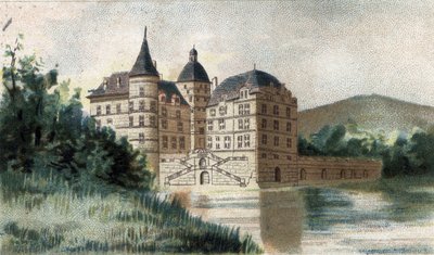 näkymä Vizille en Iseren linnalle. tekijältä French School