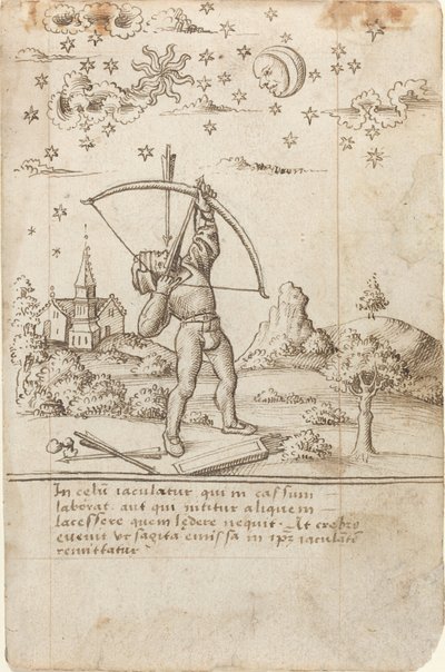 "Sinä ammut taivaaseen" [fol. 9 recto] tekijältä French early 16th Century