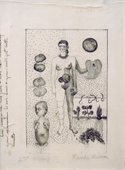 Frida ja keskenmeno tekijältä Frida Kahlo