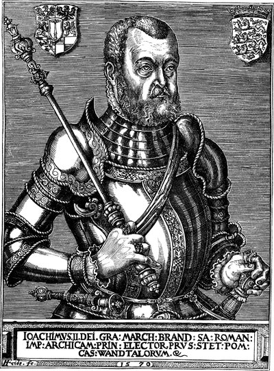 Muotokuva Joakim II Hektorista 1505-1571, Brandenburgin vaaliruhtinas, 1570 tekijältä Friderich