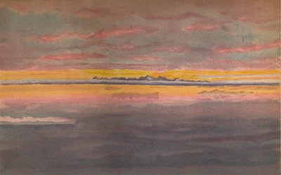 Auringonlasku Aasian pohjoisrannikolla, Chatangan suulta pohjoiseen, 1893, 1897 tekijältä Fridtjof Nansen