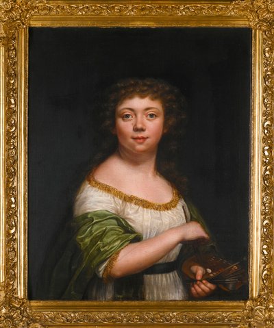 "Omakuva, 21-vuotias", Lisiewska, Friederike Julie (1772-1856) tekijältä Friederike Julie Lisiewska