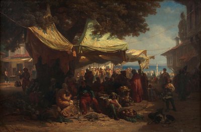 Konstantinopolin markkinat tekijältä Friedrich Alois Schönn
