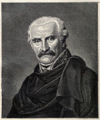Wahlstattin prinssin Gebhard Leberecht von Blücherin muotokuva 1742-1819. tekijältä Friedrich Carl Groger