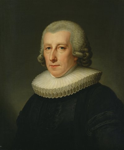 Pastori Johann Bernhard Klefekerin muotokuva tekijältä Friedrich Carl Groger