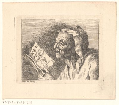 Vanhan naisen rintakuva laulukirja käsissään tekijältä Friedrich Christian Gottlieb Geyser (possibly)