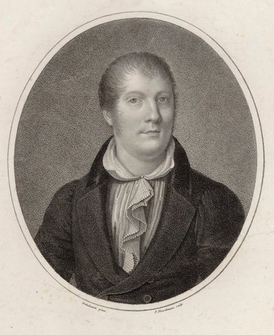 Viulisti ja säveltäjä Louis Spohrin muotokuva 1784-1859, 1820. tekijältä Friedrich Fleischmann