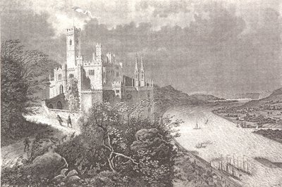 Schloss Stolzenfels tekijältä Friedrich Foltz