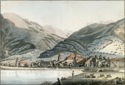Villeneuven kaupunki tekijältä Friedrich Georg Wexelberg