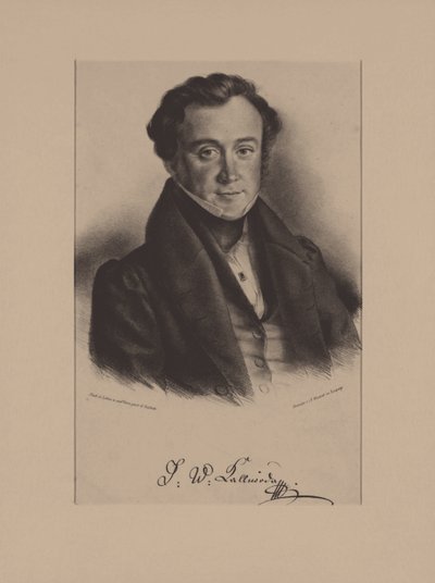 Muotokuva säveltäjä Jan Kalivodasta 1801-1866 tekijältä Friedrich Gustav Schlick