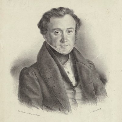 Muotokuva säveltäjä Johann Wenzel Kalliwodasta 1801-1866. tekijältä Friedrich Gustav Schlick