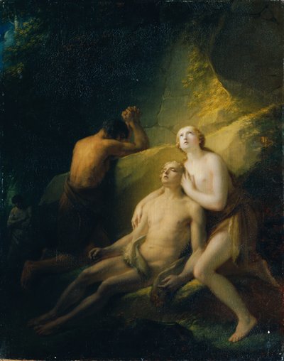 Aadam ja Eeva surevat kuollutta Abelia tekijältä Friedrich Heinrich Fuger
