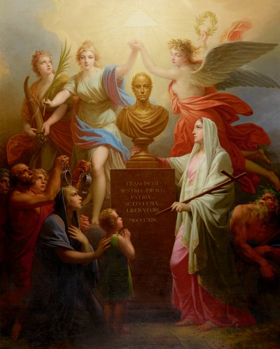 Allegoria rauhan siunauksista tekijältä Friedrich Heinrich Fuger