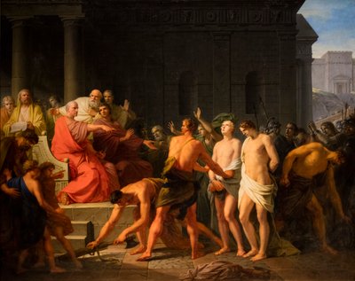 Brutus tuomitsee poikansa kuolemaan tekijältä Friedrich Heinrich Fuger
