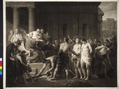 Brutus tuomitsee poikansa tekijältä Friedrich Heinrich Fuger